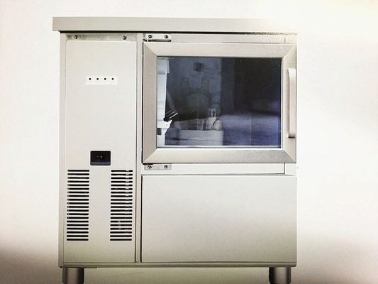 Máquina de cubos de gelo de aço inoxidável de 3KW para 1000kg Performance de produção de gelo de 24 horas