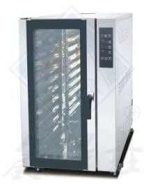 10 bandejas frigorífico de ar quente eléctrico forno de convecção para a indústria alimentar equipamento de panificação