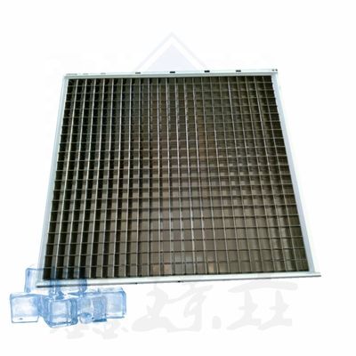 295 kg/dia Máquina de fabricação de cubos de gelo de resfriamento por água industrial com evaporador automático