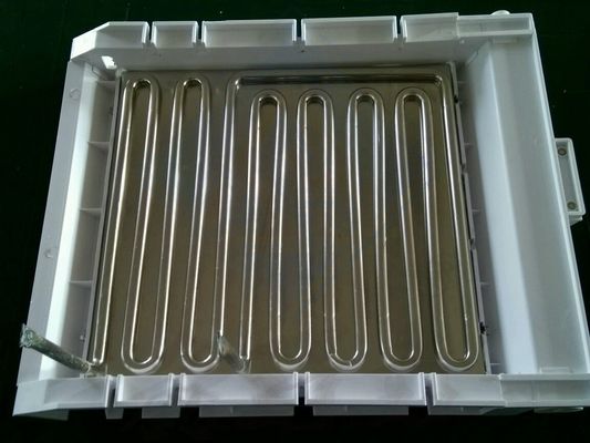 295 kg/dia Máquina de fabricação de cubos de gelo de resfriamento por água industrial com evaporador automático