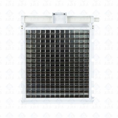 Evaporador para fabricação de cubos de gelo com material e desempenho de cobre