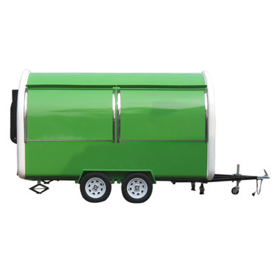 Trailer de carrinhos de comida de alta produtividade com forno de cozimento movível em Xangai