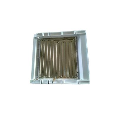 Fabricante comercial de cubos de gelo com capacidade de armazenamento de gelo de 100 kg e evaporadores de gelo 16*17
