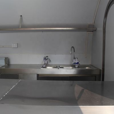 1.5kw Crepe Food Trailer Perfeito para bebidas de churrasco e serviços de venda móvel