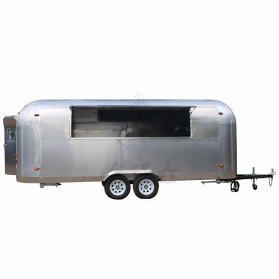 Fast Outdoor Concessão fechada BBQ Food Trailer com design personalizado e materiais