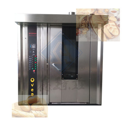 Forno rotativo de 32 bandejas com temperatura controlada para produção de pão no mercado de retalho