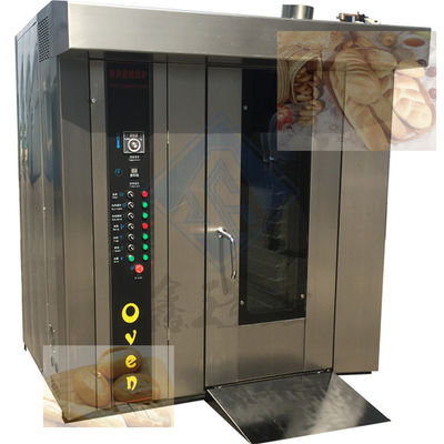 Forno rotativo de 32 bandejas com temperatura controlada para produção de pão no mercado de retalho