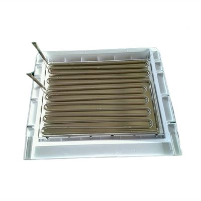 Grades de gelo personalizadas Cubo de gelo quadrado de cobre Fabricante de blocos de gelo cubo evaporador de gelo com tampa