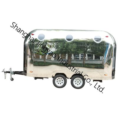1500KG Mobile Food Trailer Fast Street Vending Cart com estilo e alto volume de vendas