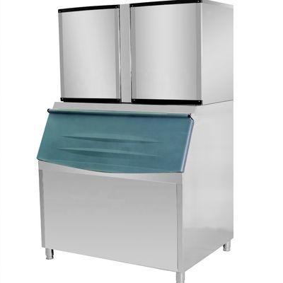 Fabricante de cubos de gelo com refrigeração industrial por ar e água Máquinas automáticas de tipo combinado