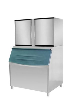 Fabricante de cubos de gelo Refrigerador de água ou ar Máquina de cubos de gelo automática combinada comercial