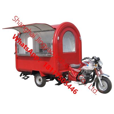 JY-FR220B Shanghai Mobile Kiosk Cabin Food Trailer com 220v Voltagem e 1.5kw Potência