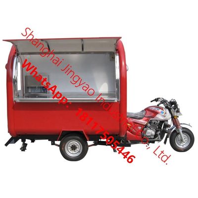 JY-FR220B Shanghai Mobile Kiosk Cabin Food Trailer com 220v Voltagem e 1.5kw Potência