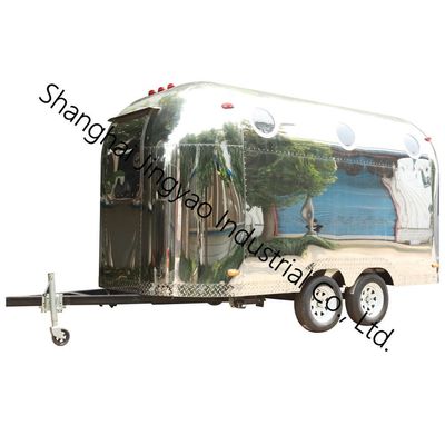Fast Street Vending Mobile Food Trailer com adesivos externos personalizados e Griddle