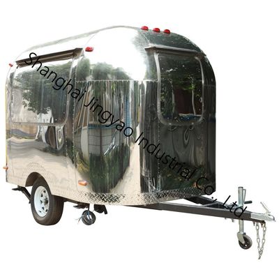 Fast Street Vending Mobile Food Trailer com adesivos externos personalizados e Griddle