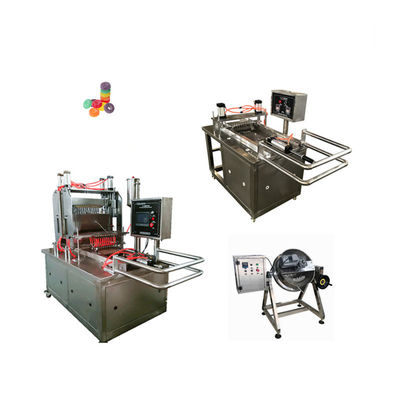 Máquina de fabricação de doces moles de açúcar comercial de 220 V para produção de doces gomosos