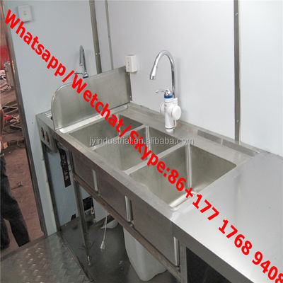Australia Standard Mobile Food Trailer para Caminhão de Especiarias da Cozinha e 1500kg personalizável