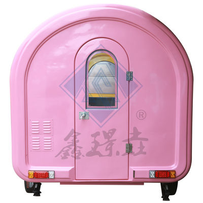 Caminhão de comida móvel de modelo redondo para lanches e bebidas ao ar livre na rua 250 Commercial