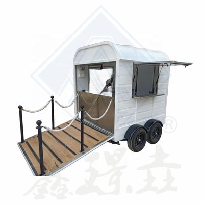 Carrinhos de comida móveis profissionais da principal empresa de publicidade.