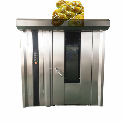 Forno rotativo de padaria automático pequeno certificado CE para assar pão pizza baguette de carne