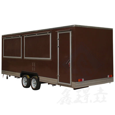 Caminhão de comida totalmente equipado de estilo europeu com cozinha completa Tamanho 2300*1750*2100mm