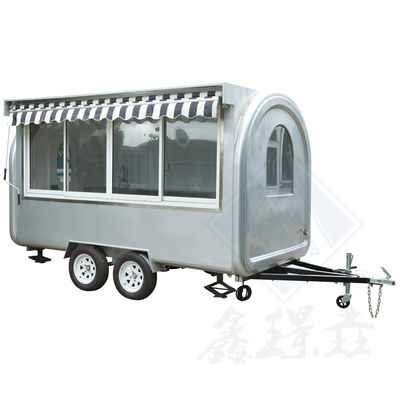 Caminhão de comida totalmente equipado de estilo europeu com cozinha completa Tamanho 2300*1750*2100mm