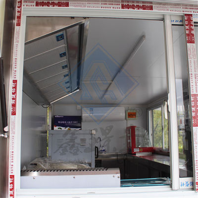 Caminhão de alimentação elétrico de aço inoxidável/folha galvanizada/alumínio com eixos simples/duplos