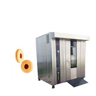 1200 KG fábrica de fabricação forno rotativo máquina de cozimento a gás 10 bandejas