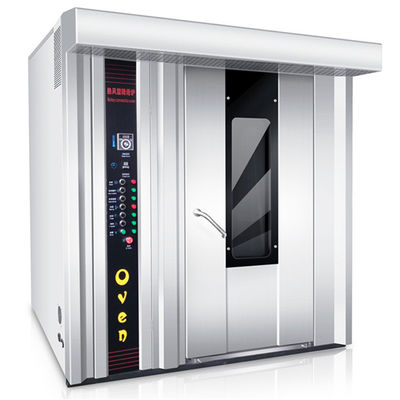 1200 KG fábrica de fabricação forno rotativo máquina de cozimento a gás 10 bandejas