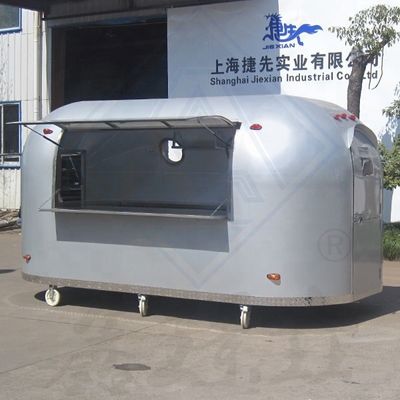 400*225*240 Carrinho de alimentos móvel totalmente equipado para camião elétrico de gelados e frango assado