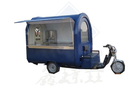 Carrinho de caminhão de comida a gás com churrasqueira e fritadeira Triciclo Motos de serviço de alimentos Carrinho de reboque