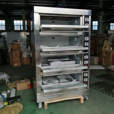 Forno comercial Equipamento de panificação Forno de panificação multifuncional Forno elétrico de 1 convés