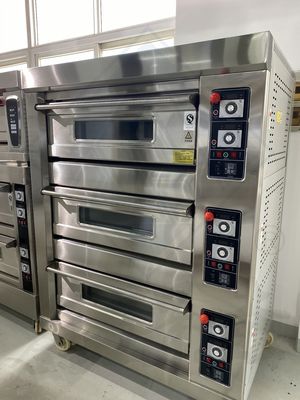 Forno comercial Equipamento de panificação Forno de panificação multifuncional Forno elétrico de 1 convés