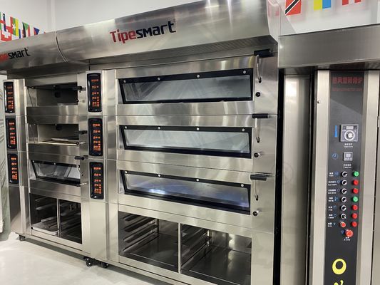 Forno comercial Equipamento de panificação Forno de panificação multifuncional Forno elétrico de 1 convés
