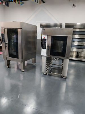 Forno de convecção rotativo elétrico industrial para padaria Capacidade 5/8/10/12/15 Taças 250 KG