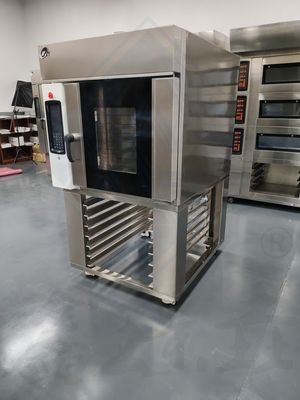 Forno de convecção rotativo elétrico industrial para padaria Capacidade 5/8/10/12/15 Taças 250 KG