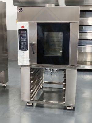 Forno de convecção rotativo elétrico industrial para padaria Capacidade 5/8/10/12/15 Taças 250 KG