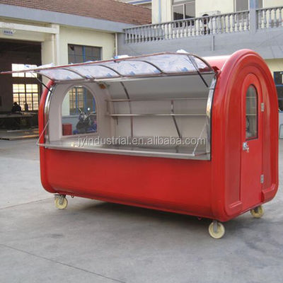 Design moderno Cor rosa clara Donut Waffle Hot Dog Cozinha Food Truck JY-B35 Personalizado