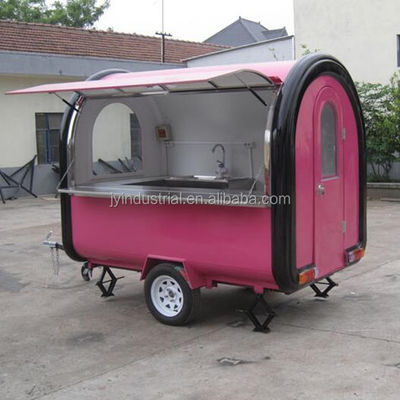 Design moderno Cor rosa clara Donut Waffle Hot Dog Cozinha Food Truck JY-B35 Personalizado
