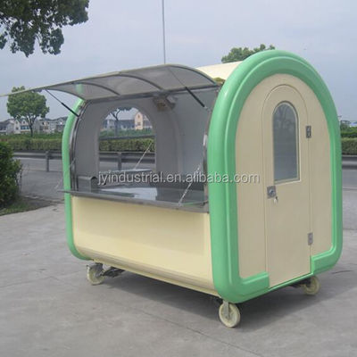 Design moderno Cor rosa clara Donut Waffle Hot Dog Cozinha Food Truck JY-B35 Personalizado