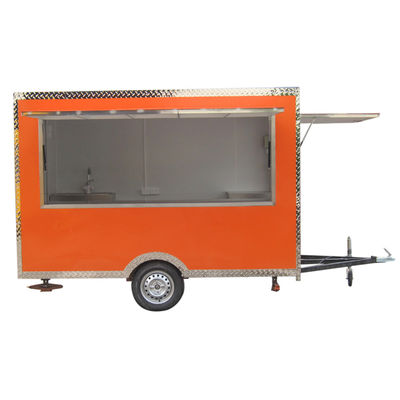 Caravana de camiões de alimentos de cozinha completa para transporte de alimentos congelados e alta produtividade