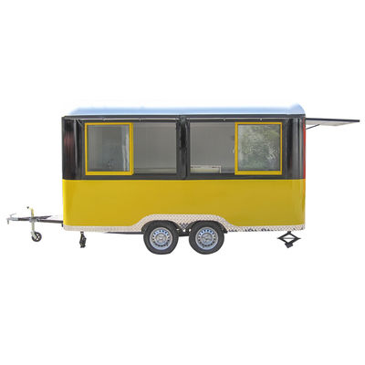 Caminhão de comida elétrico de estilo retro para cachorros-quentes e sorvete 2300*1750*2100mm Tamanho