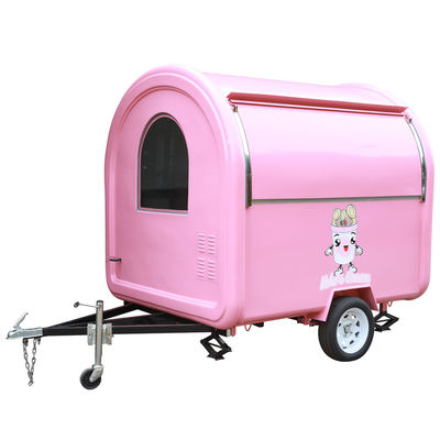900kg de placas galvanizadas Food Truck para venda de sorvete / Popsicle conveniente e versátil