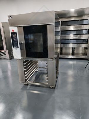 5 Taças Capacidade Equipamento automático de panificação Forno de convecção industrial para carne de panificação