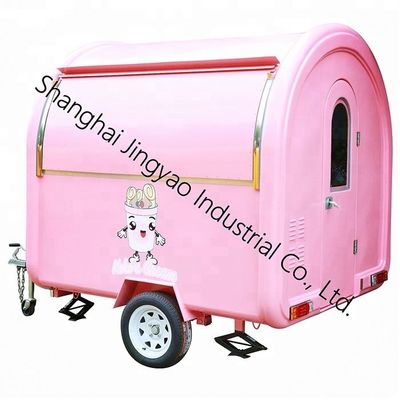 Autocolantes externos personalizados CE OEM GAS Food Truck com aço inoxidável e roda grande