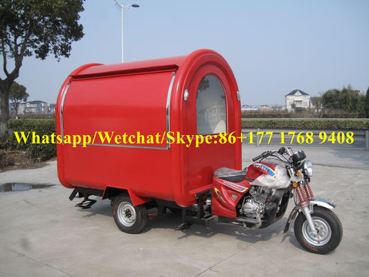 Carrinho móvel de café e bicicleta com construção e funcionalidade