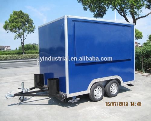 Caminhão de sorvete perfeito para negócios móveis de alimentos 2300*1650*2300mm Tamanho