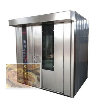 32 bandejas Forno rotativo a vapor totalmente automático perfeito para lojas de alimentos e bebidas ocupadas