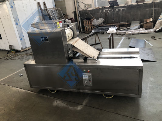 Máquina industrial de fabricação de biscoitos de chocolate totalmente automática com saída de sorvete