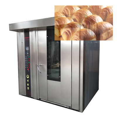 32 bandejas Máquina automática rotativa de cozimento a gás industrial para equipamento de processamento de alimentos